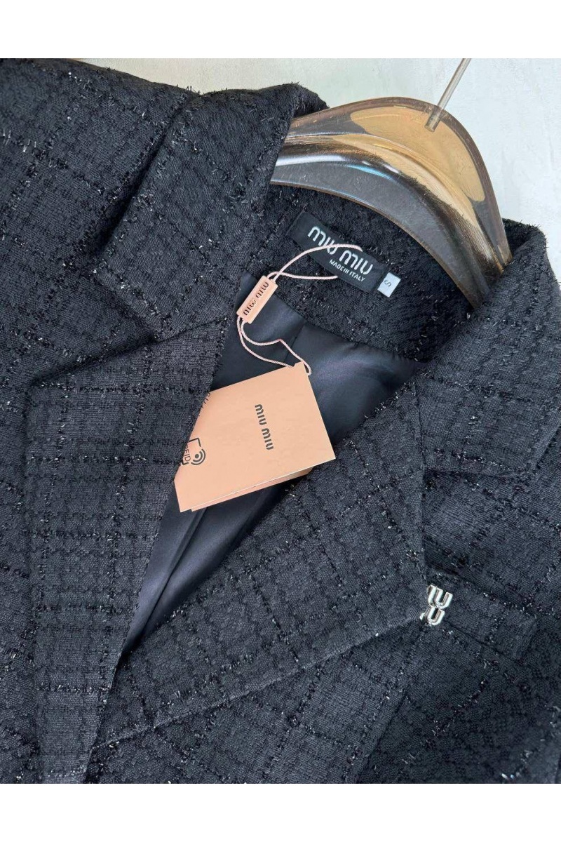 MIU MIU Женский костюм в клетку premium - Black