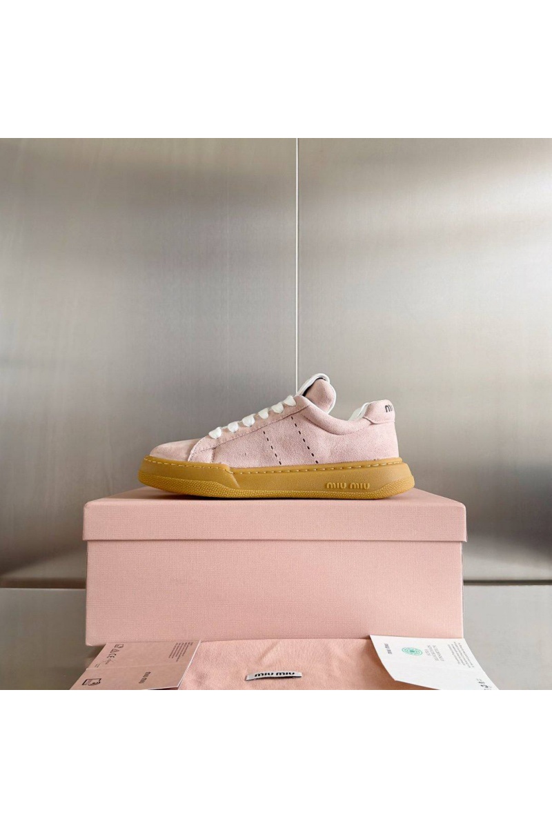 MIU MIU Женские кроссовки Premium - Pink