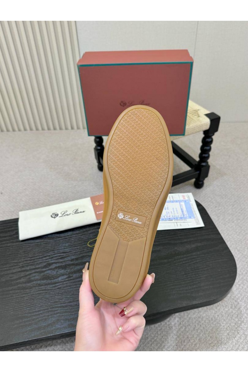 Loro Piana Мужские кроссовки Tennis Walk - Brown