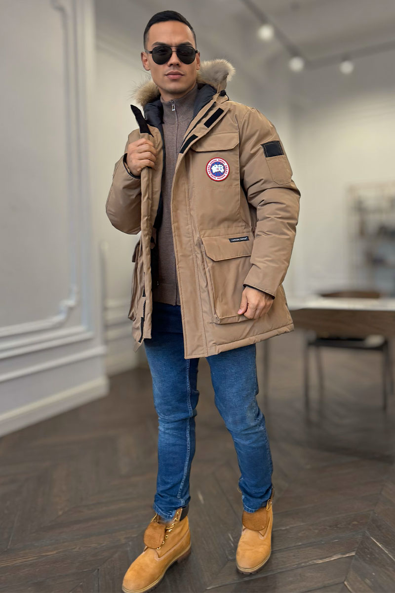 Canada Goose Мужская парка Expedition - Brown