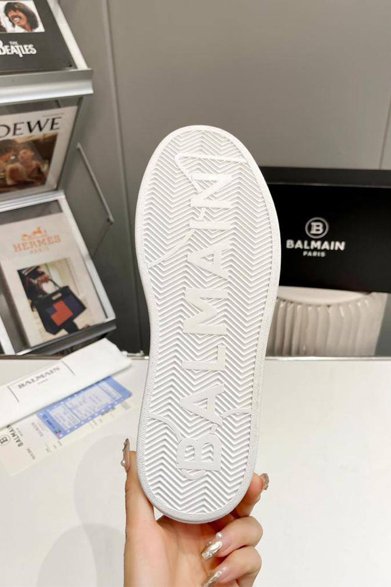 Balmain Мужские кожаные кроссовки B-Court