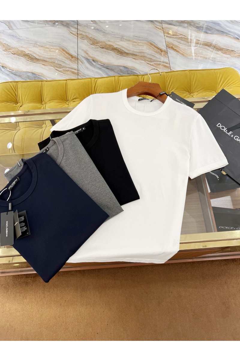 Dоlсе & Gаbbаnа Мужская чёрная футболка Premium