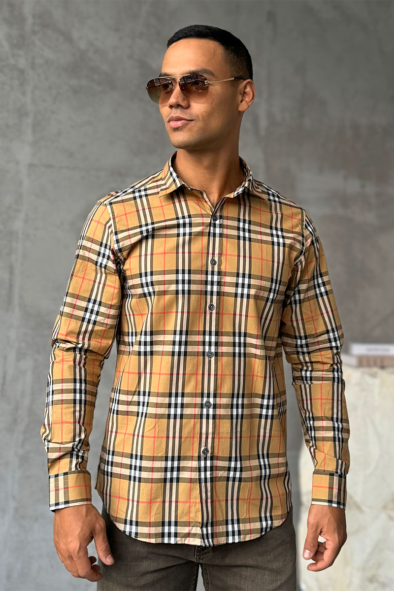 Burberry Классическая бежевая рубашка
