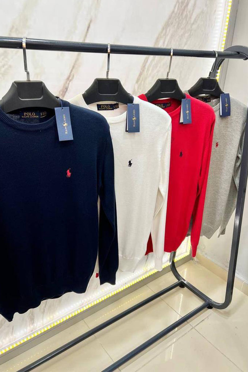 Polo Ralph Lauren Мужской чёрный джемпер embroidered logo