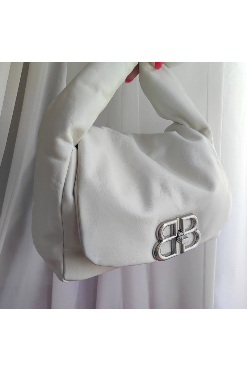 Balenciaga Женская сумка Monaco 25x20 см - White