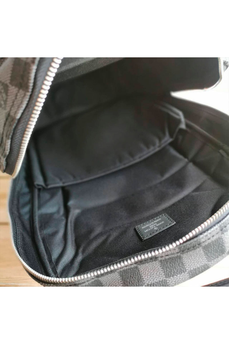 Lоuis Vuittоn Кожаный рюкзак Damier 28x45x18 см