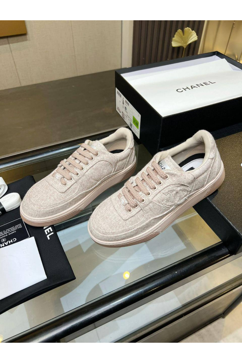 Chаnеl Женские кроссовки Tweed premium