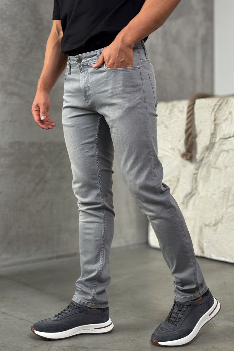 Calvin Klein Мужские джинсы signature selvedge - Grey 