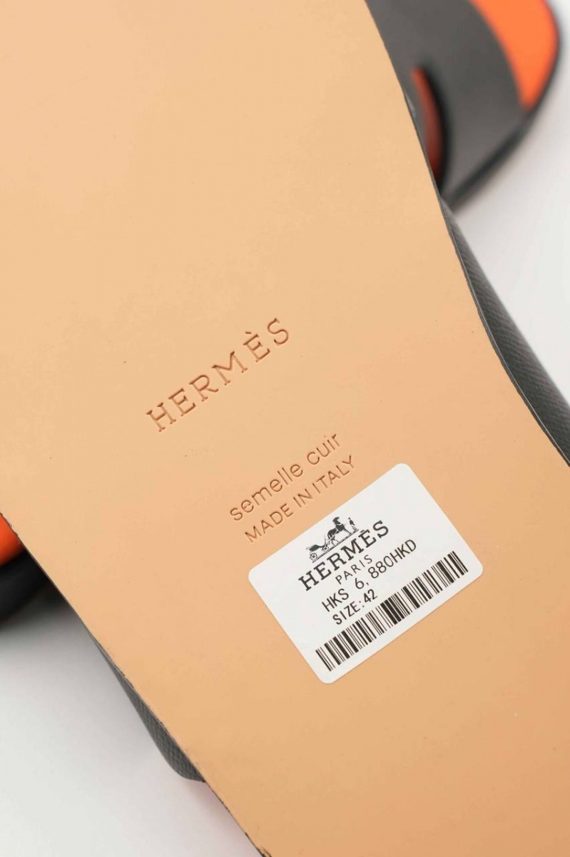 Hermes Мужские шлёпанцы Izmir - Black / Orange