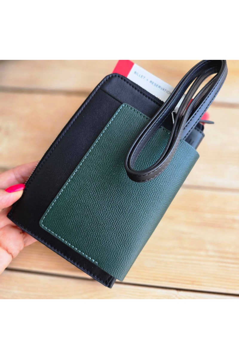 Balenciaga Кошелёк "Passport with tickets" - Green