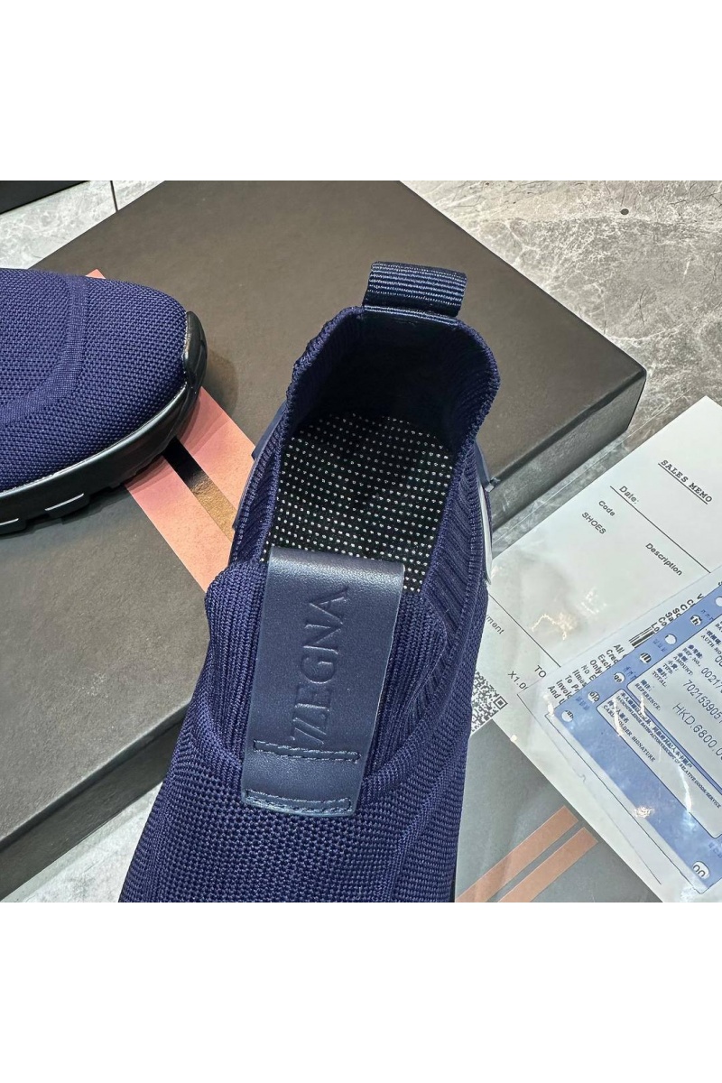 Zegna Мужские текстильные кроссовки