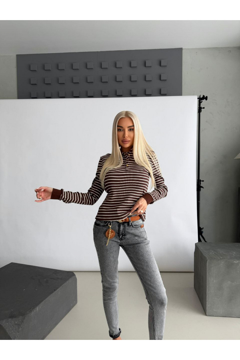 Celine Женское поло с длинным рукавом premium
