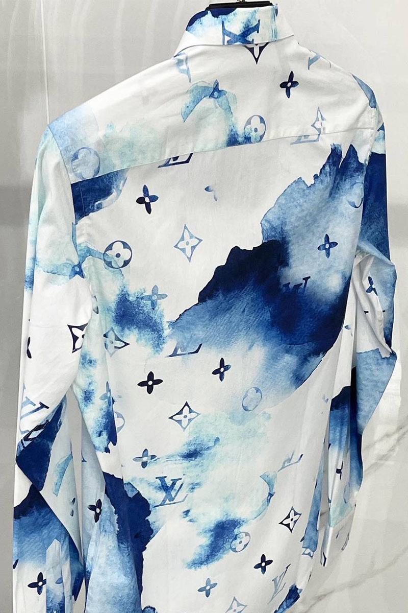 Lоuis Vuittоn Мужская рубашка Monogram Watercolor
