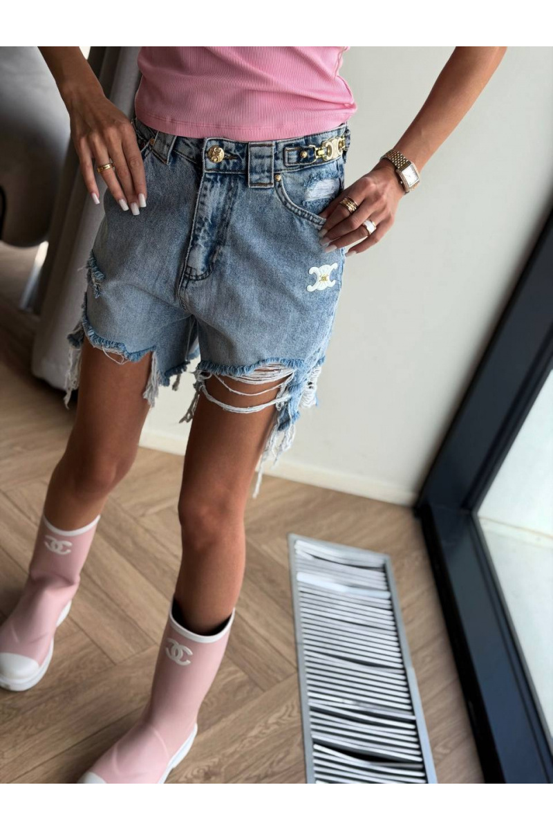 Celine Женские джинсовые шорты premium