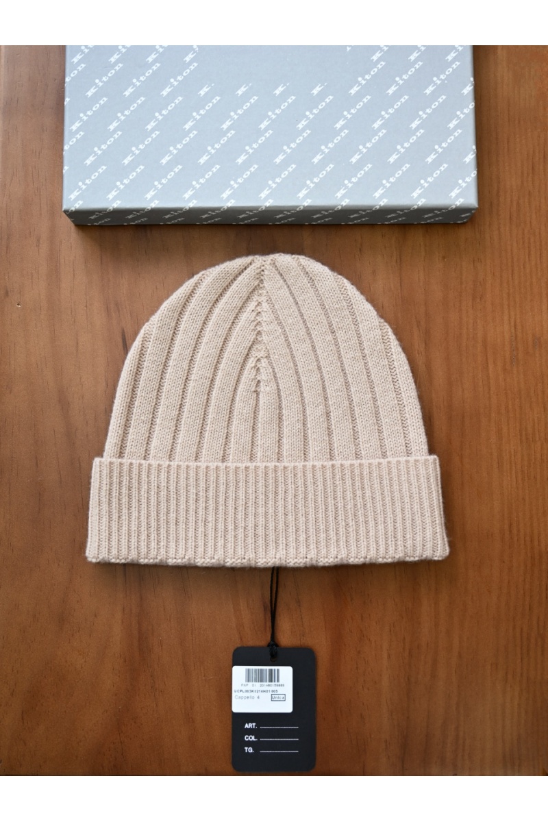 Kiton Кашемировая шапка premium - Beige