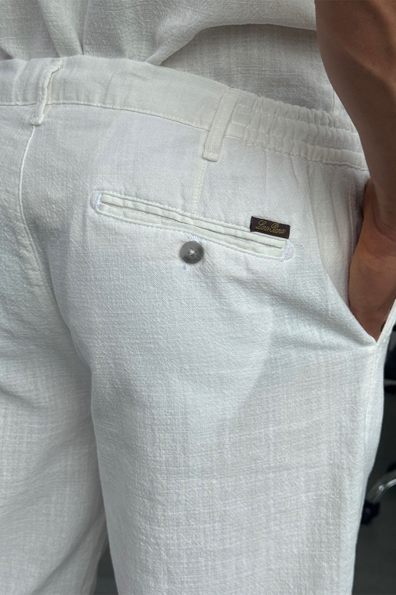 Loro Piana Мужской костюм Loro Piana белого цвета