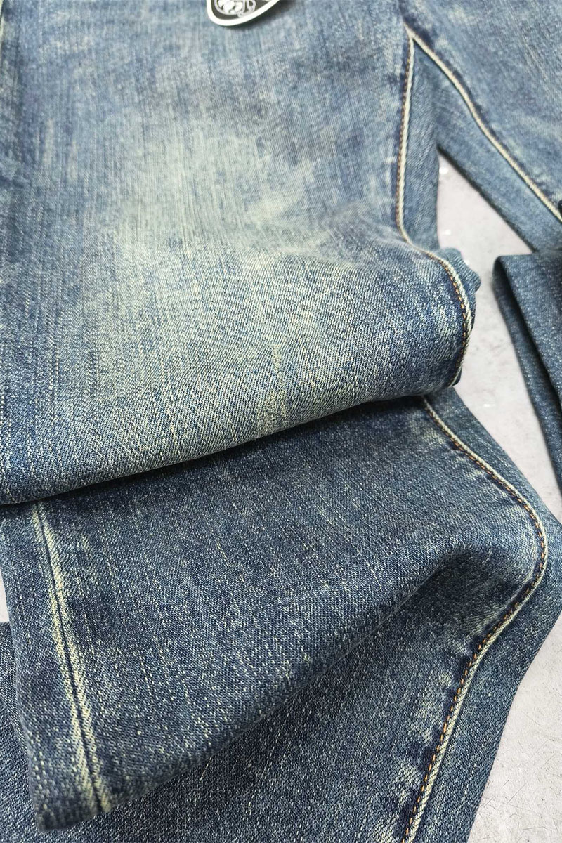 Chrome Hearts Мужские синие джинсы Premium