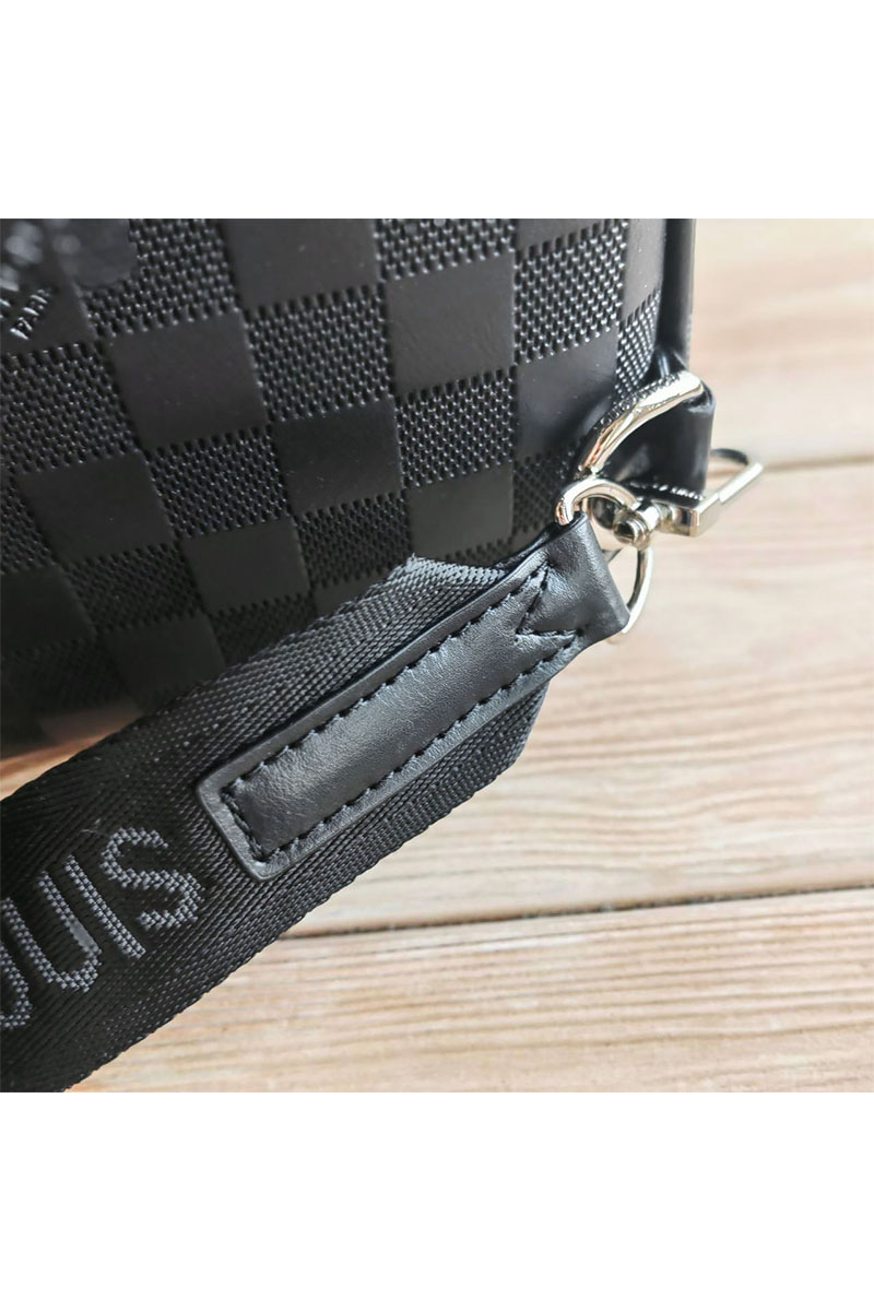 Lоuis Vuittоn Кожаная сумка Avenue Sling Damier Infini 30x18 см