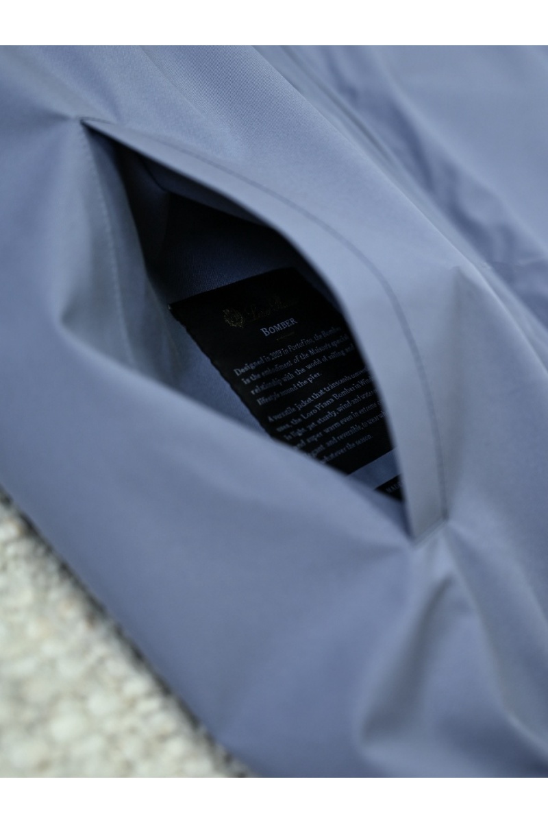 Loro Piana Двусторонняя ветровка premium - Denim Blue