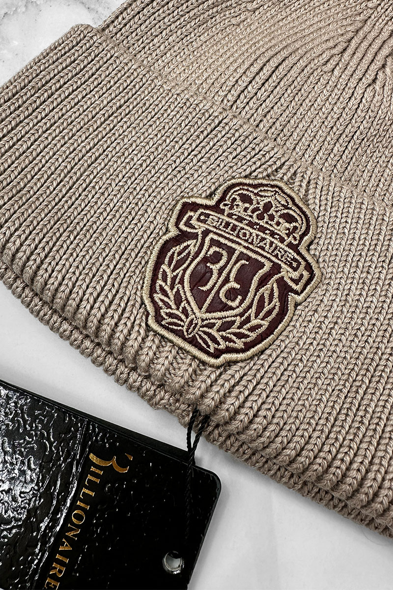 Billionaire Шапка logo-embroidered - Beige