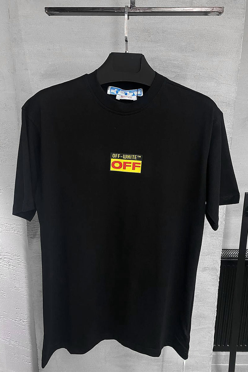 Off-White Чёрная оверсайз футболка Lvr Exclusive Arrow 
