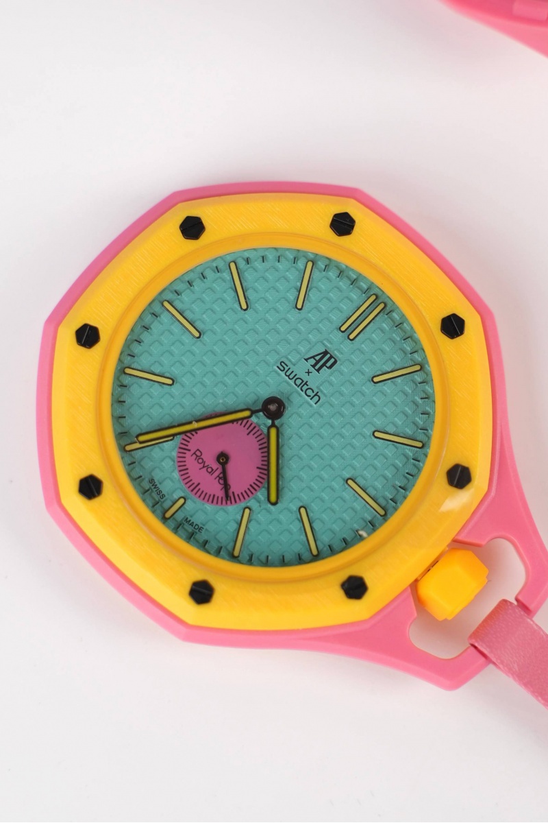 Designer Clothing Часы Audemars Piguet x Swatch "Royal Pop" Otg Roz premium