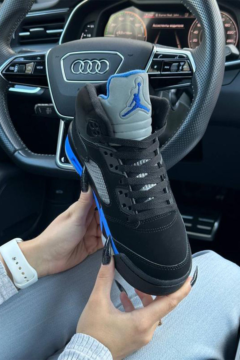Nike Кроссовки AJ5 Retro - Black / Blue