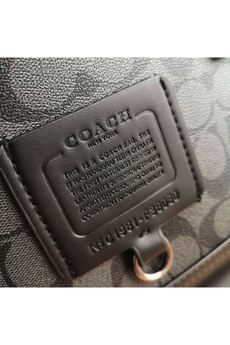 Coach Кожаный рюкзак Rivington 40x30 см