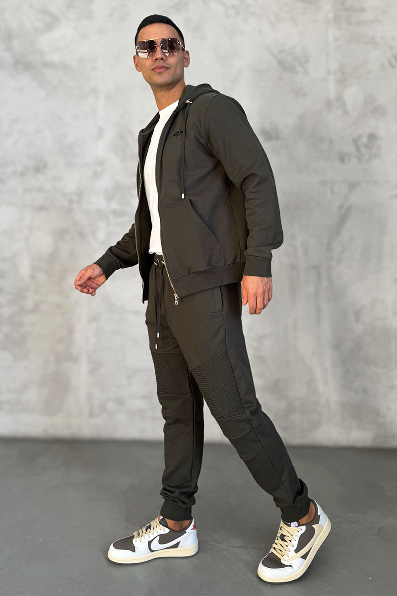 Balmain Зелёный спортивный костюм