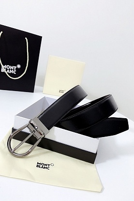 Двусторонний кожаный ремень Premium (ширина 3.5 см)