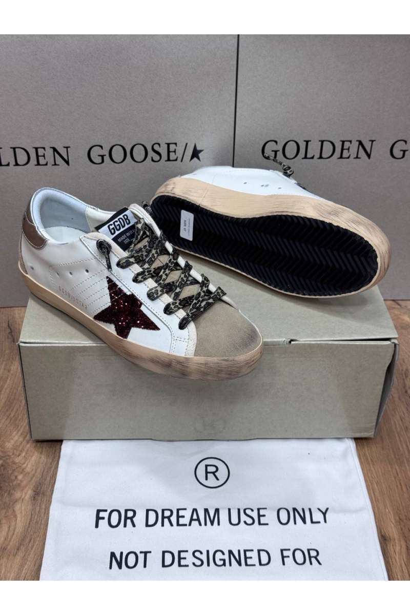 Designer Clothing Женские кожаные кроссовки Golden Goose Ball Star premium