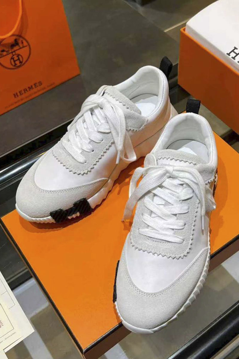 Hermes Женские комбинированные кроссовки Bouncing premium