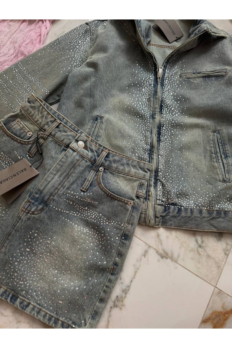 Balenciaga Женская джинсовая юбка 