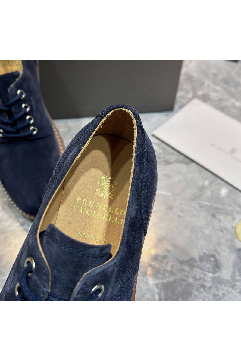 Brunеllо Сuсinеlli Замшевые ботинки синего цвета