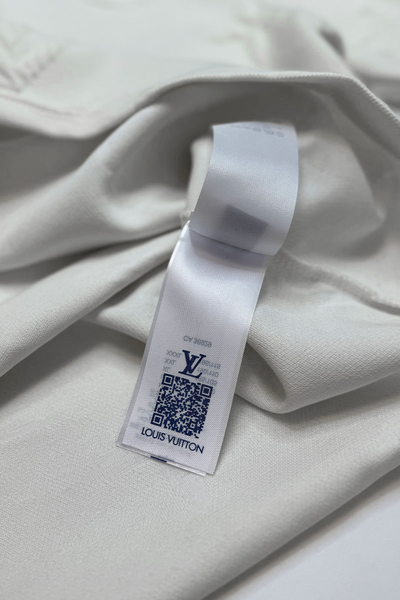 Lоuis Vuittоn Оверсайз футболка Embossed Monogram - White