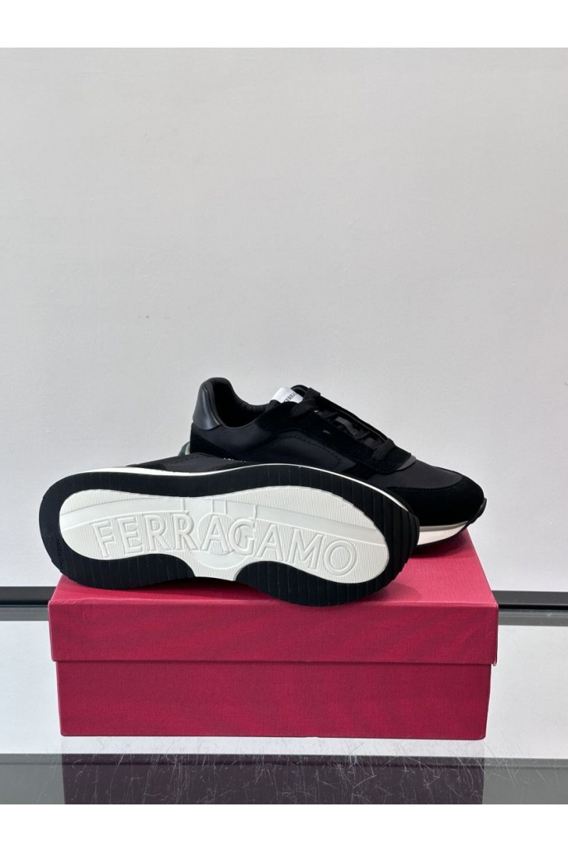 Salvatore Ferragamo Мужские комбинированные кроссовки 