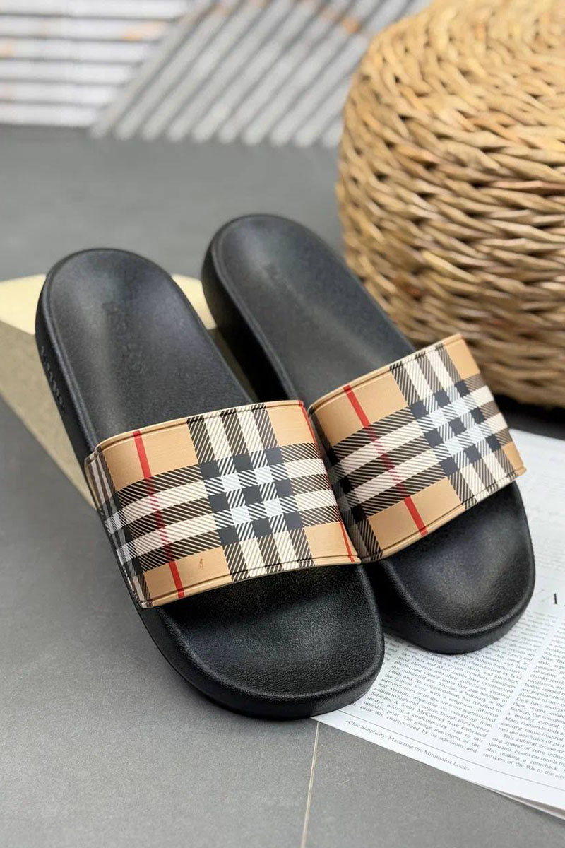 Burberry Мужские шлёпанцы Furley Check