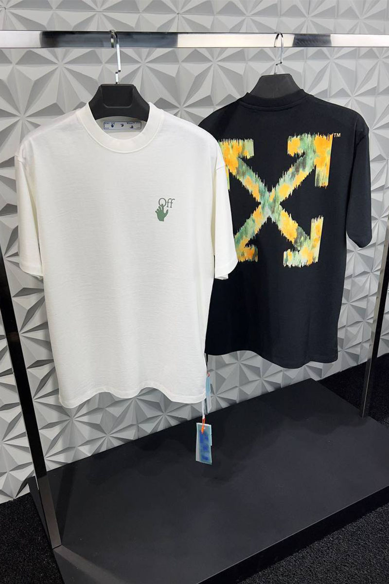 Off-White Белая оверсайз футболка Arrows