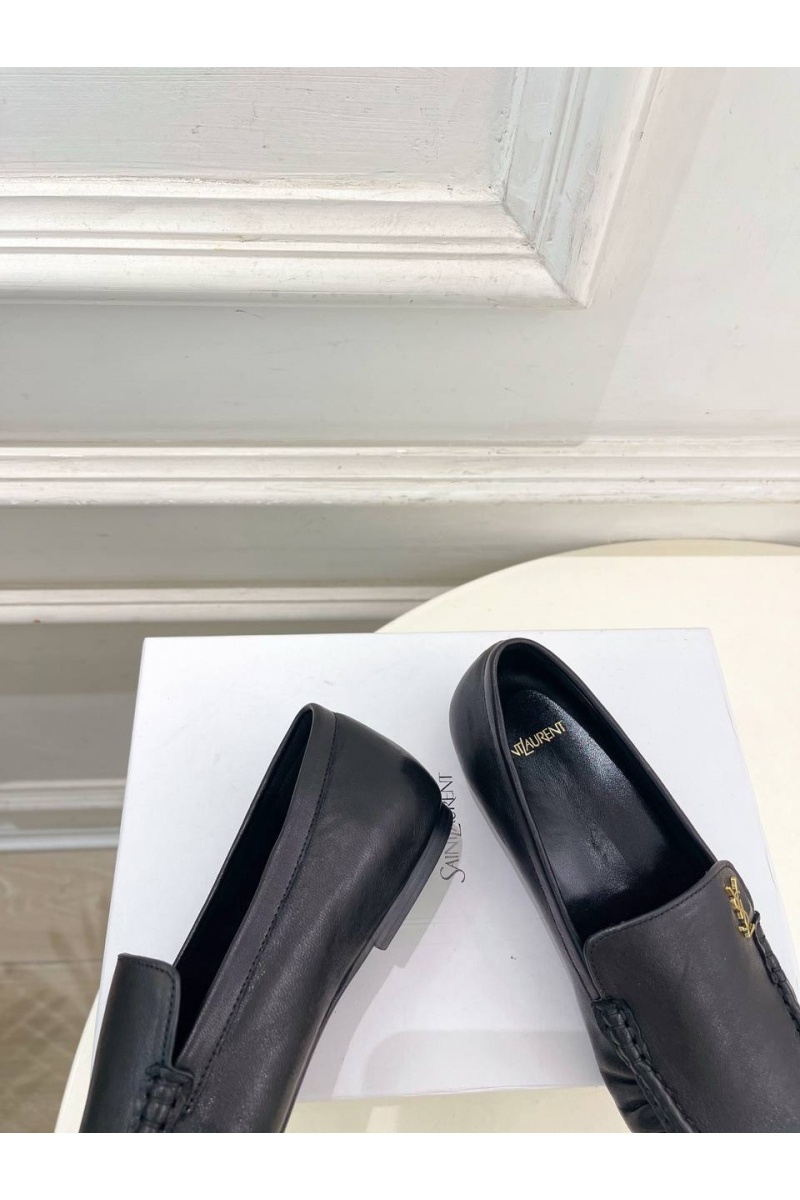 Yves Saint Laurent Женские кожаные лоферы premium