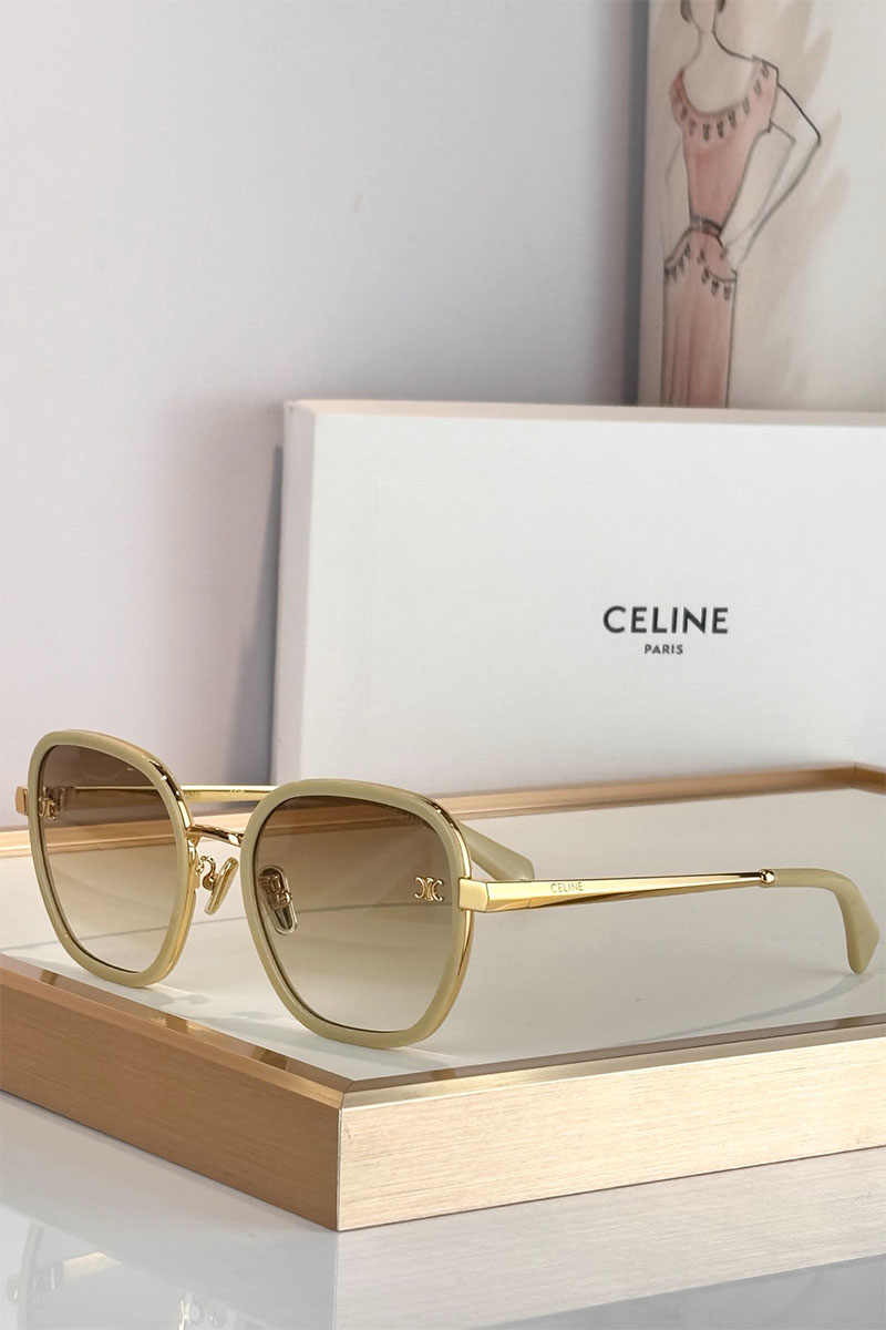 Celine Солнцезащитные очки Metal Triomphe