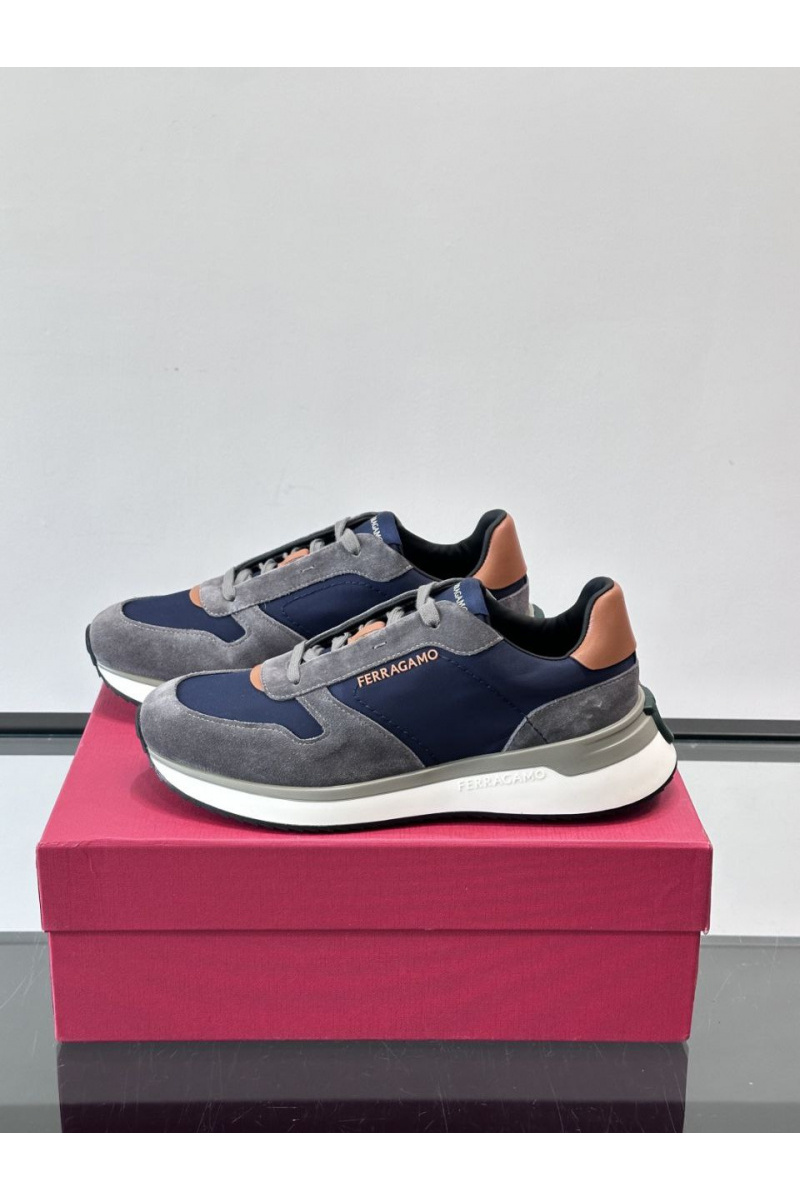 Salvatore Ferragamo Мужские комбинированные кроссовки
