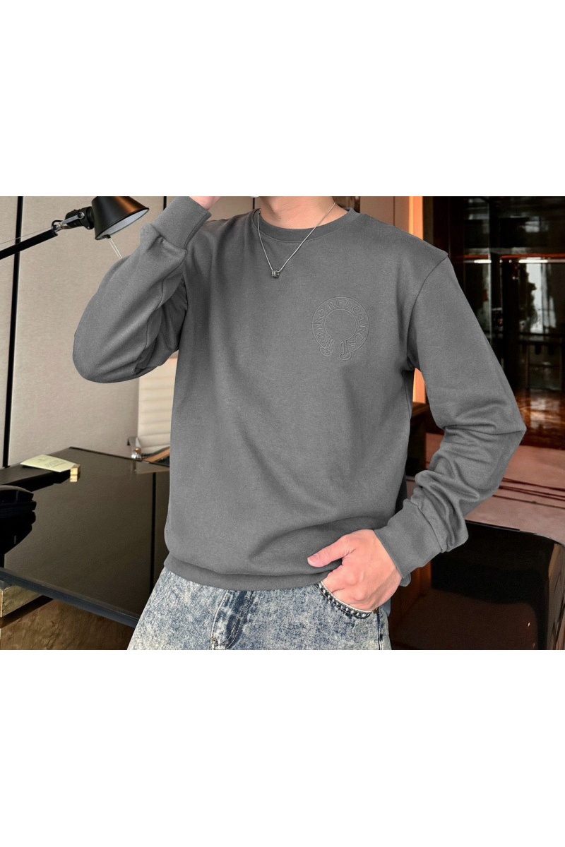Chrome Hearts Мужской свитшот серого цвета