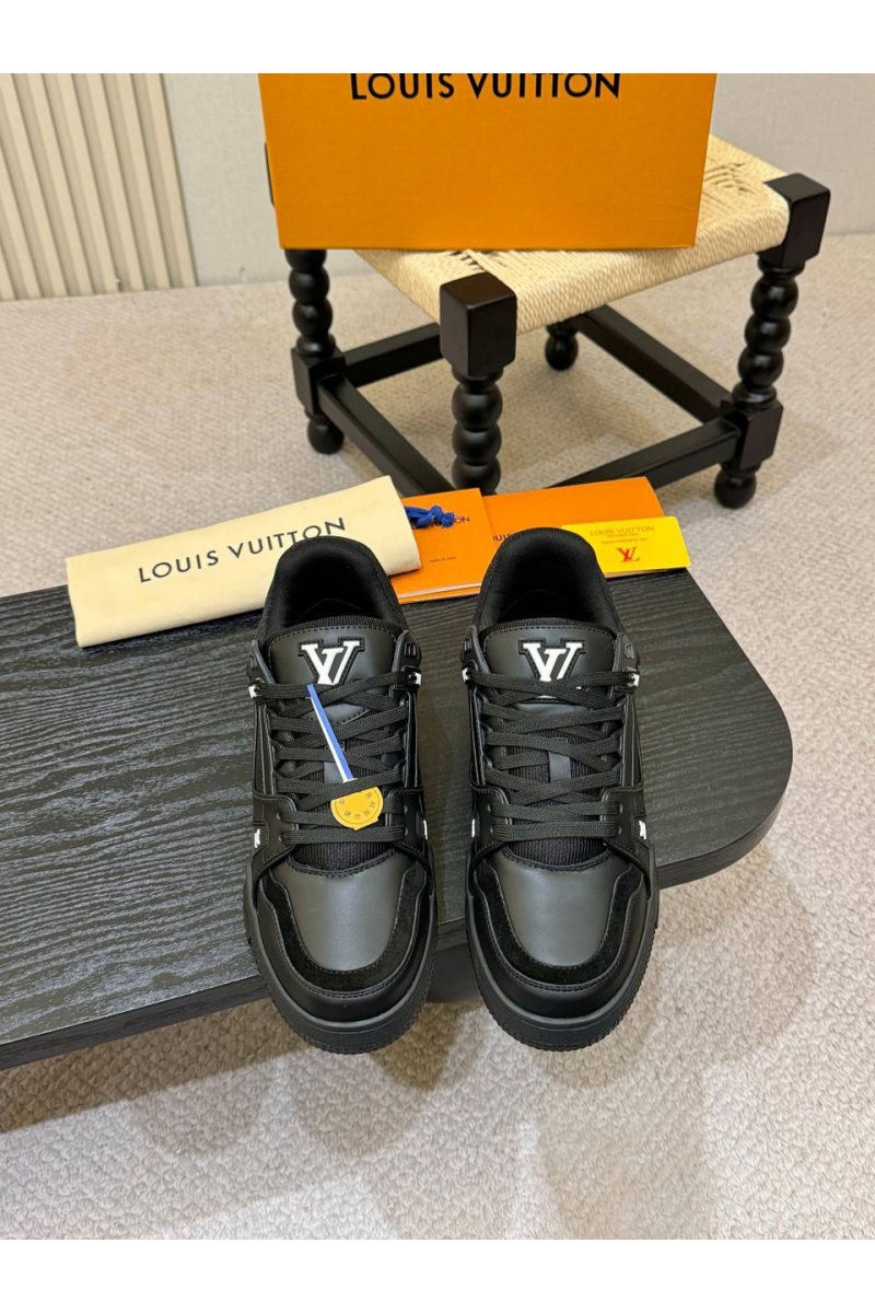 Lоuis Vuittоn Мужские кроссовки Trainer - Black