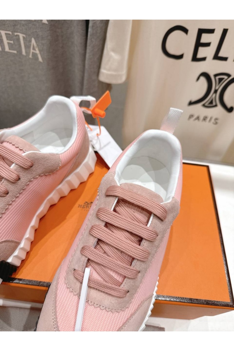 Hermes Женские кроссовки Bouncing  premium - Pink