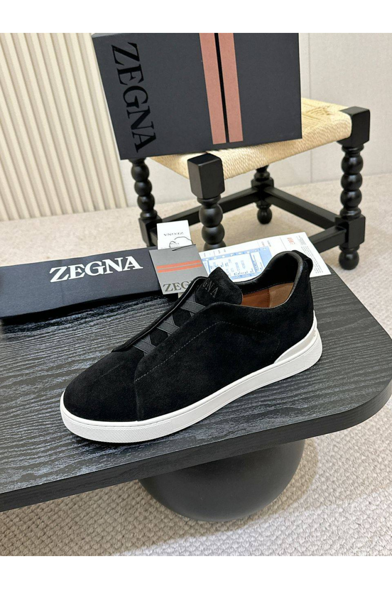 Zegna Мужские кроссовки Triple Stitch - Black