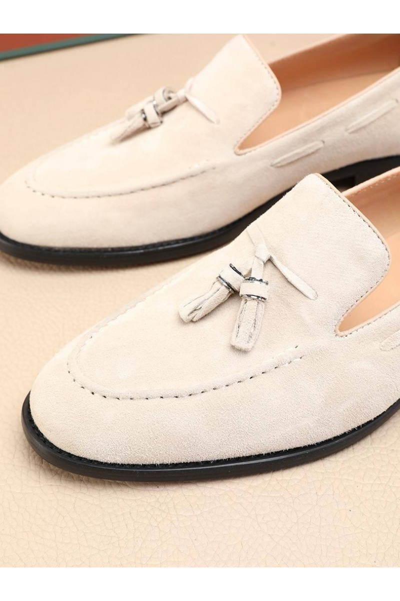 Loro Piana Замшевые лоферы tassel - Beige