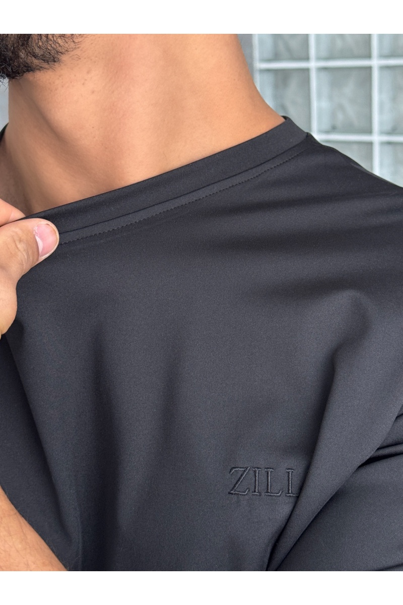 Zilli Мужская чёрная футболка 