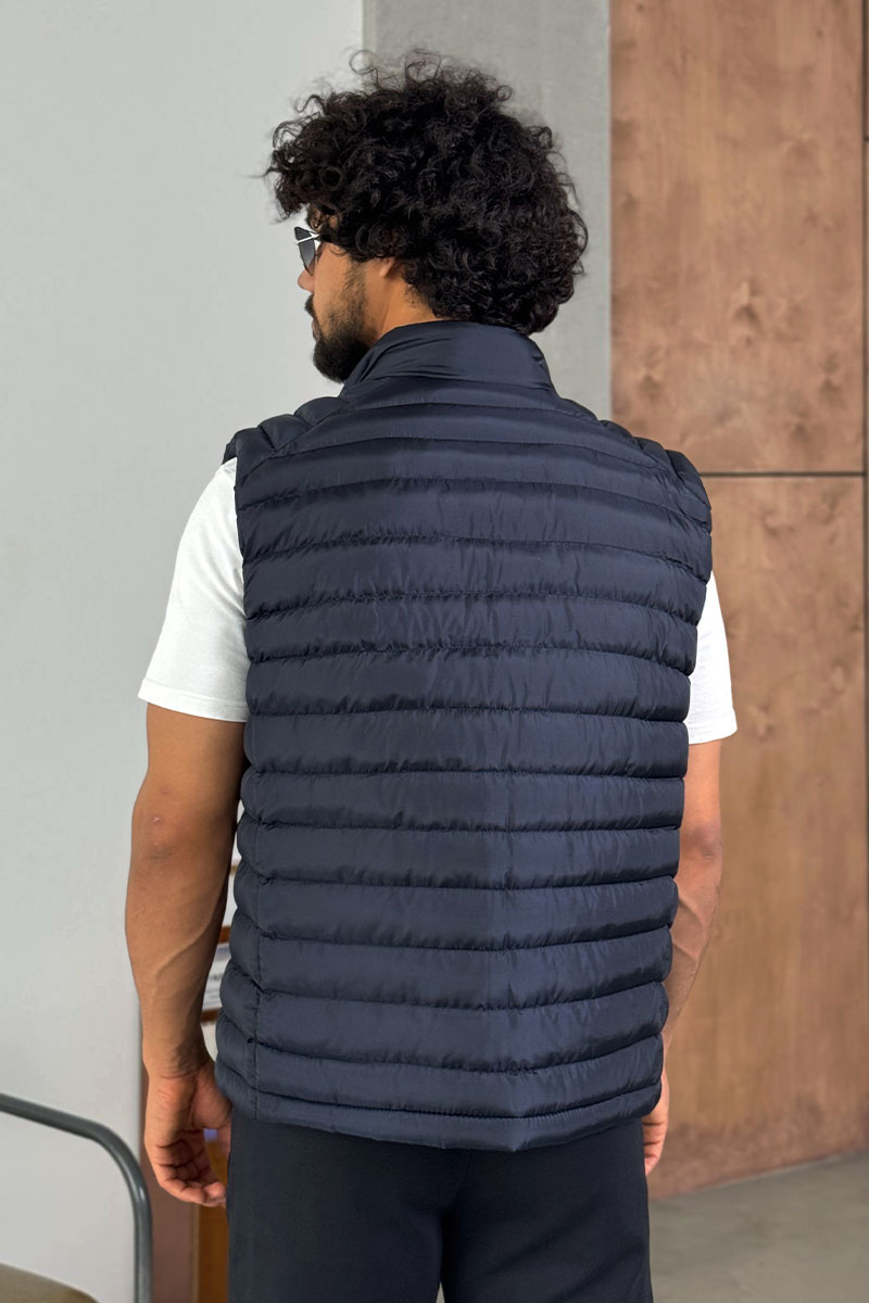 Hugо Воss Мужской синий жилет 