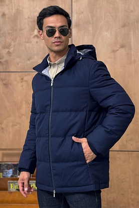 Мужской пуховик Premium - Navy
