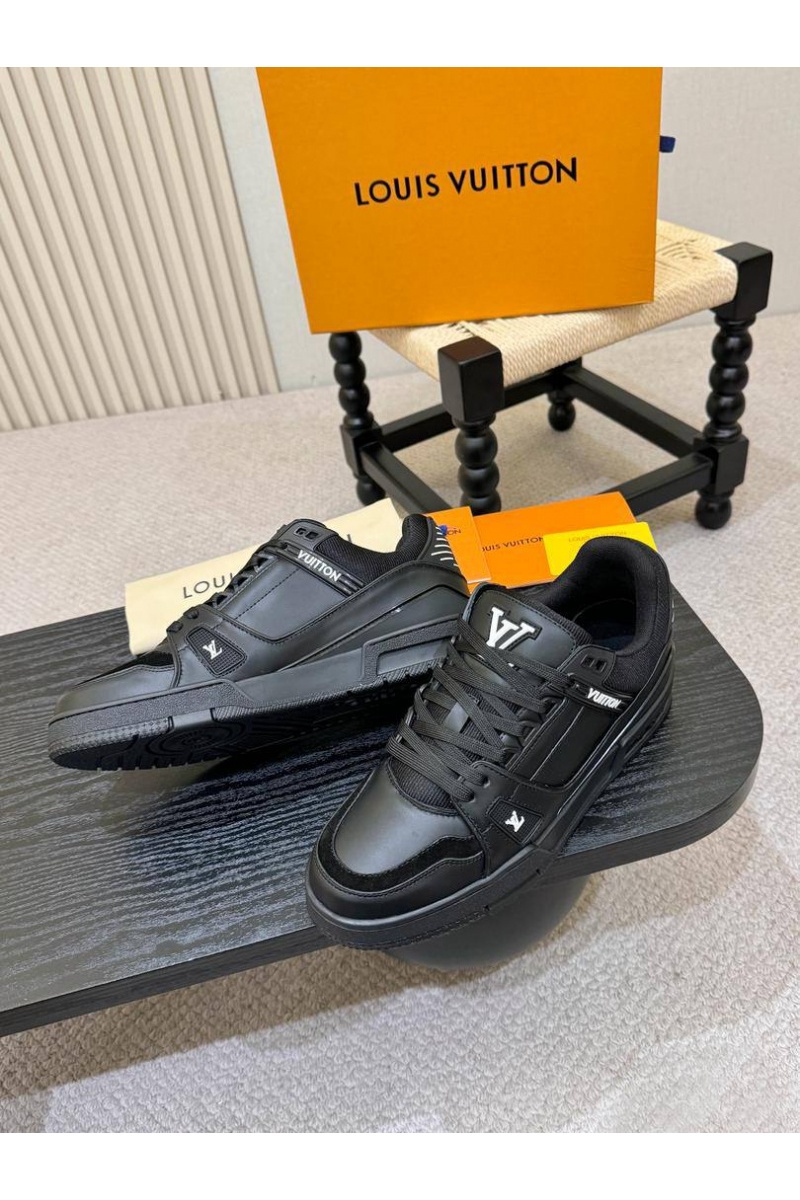 Lоuis Vuittоn Мужские кроссовки Trainer - Black